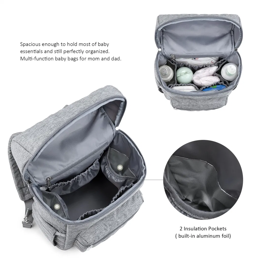 Stylish Travel Maternity Cooler Nappy Bag Mommy Baby Diaper Backpack Bags