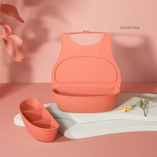 ベビー用品 赤ちゃんと幼児用のシリコーンベビーよだれかけ、任意のブランドロゴデザインでカスタム印刷